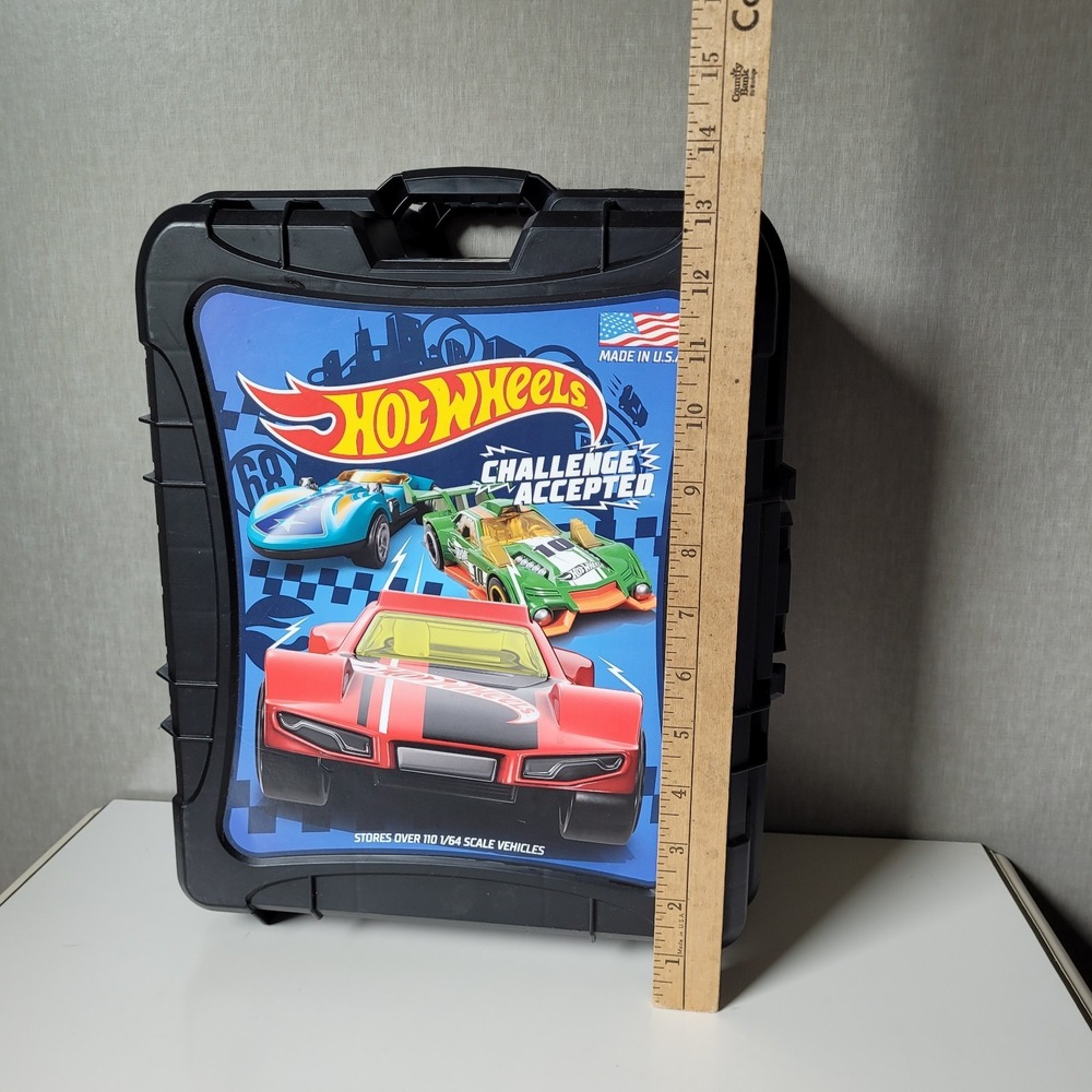 Hot Wheels Rolling Storage Case + Bulk Mixed Lot 54 Toy Cars Matchbox Diecast - Picture 6 of 14